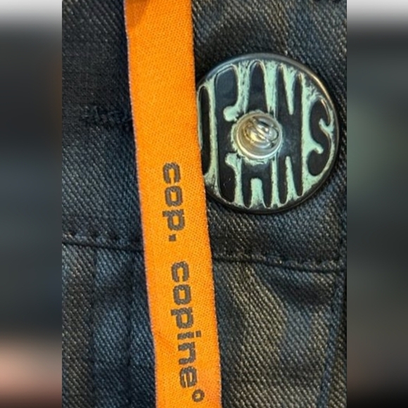 Cop. Copine Black y2k Pistou Womens Pant Wide Leg, Eu Size 40 US 8 - Picture 4 of 15